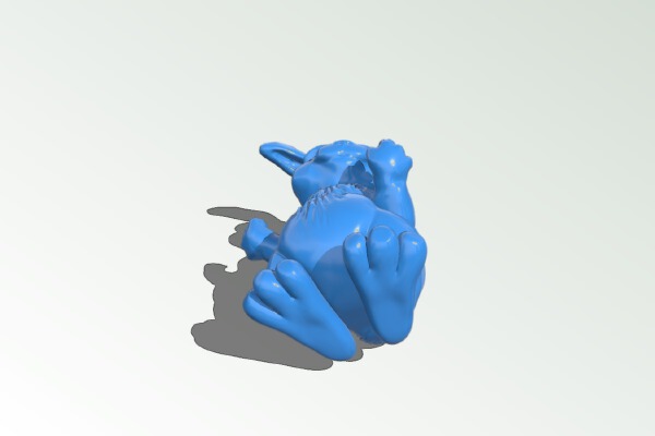 Bunny with a attitude | 3d print model