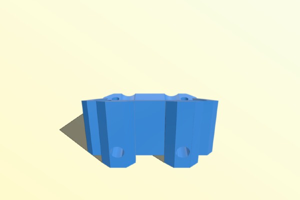 Ender 3 _ Pro _ V2 Z axis motor mount - Ajusted fit | 3d print model