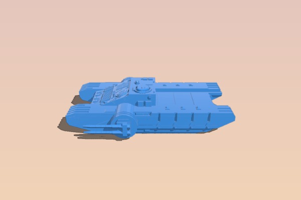 TX-225 GAVw "Occupier" combat assault tank (UPDATET) | 3d print model