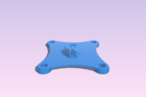 gopro fixation for tarrot 2D gimbal | 3d print model