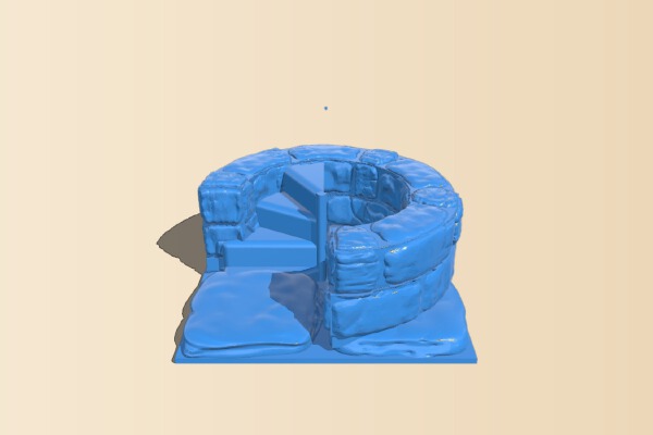 OpenForge 2.0 Mag Half Height Corner Spiral Stair | 3d print model