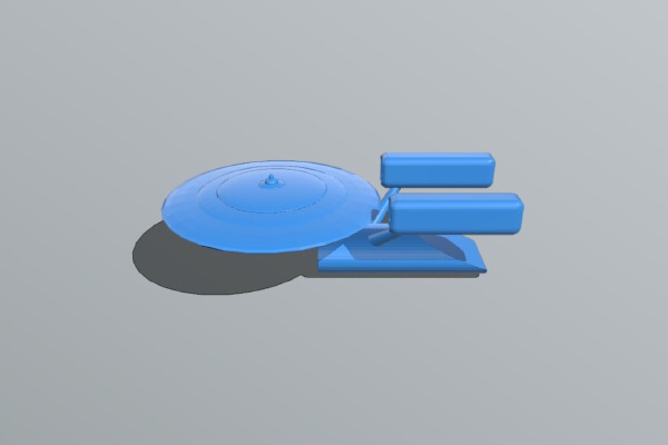 Enterprise Model Produced in OpenSCAD | 3d print model
