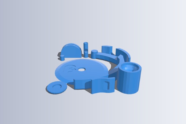 Big Wheel Pizza Cutter | 3d print model