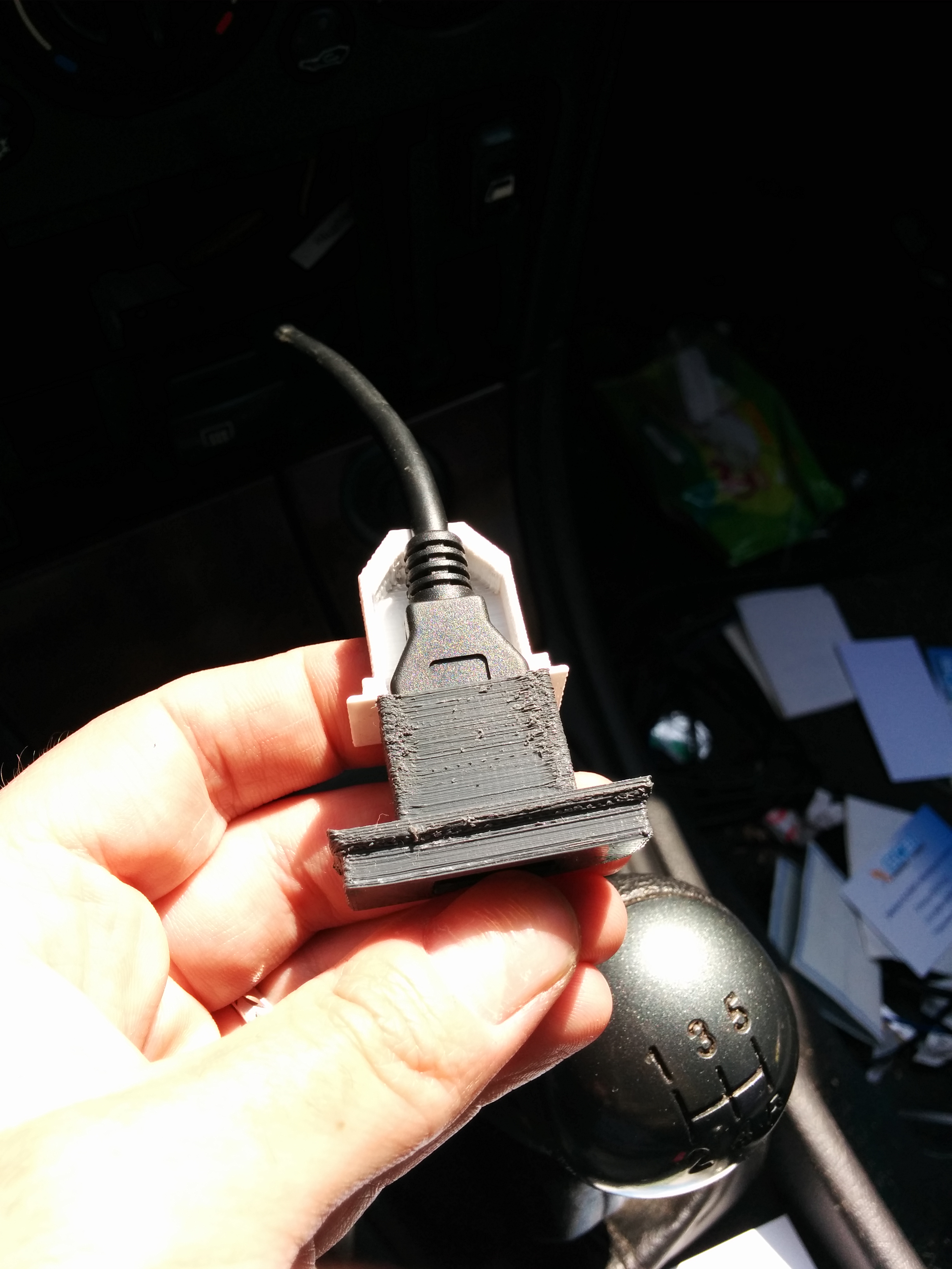 Citroën Xsara II - USB Holder + Dummy button + Window regulator dummy button