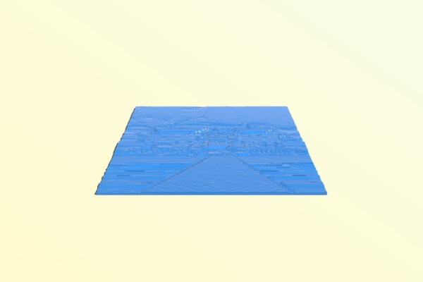 Shuri Castle Lithopane | 3d print model