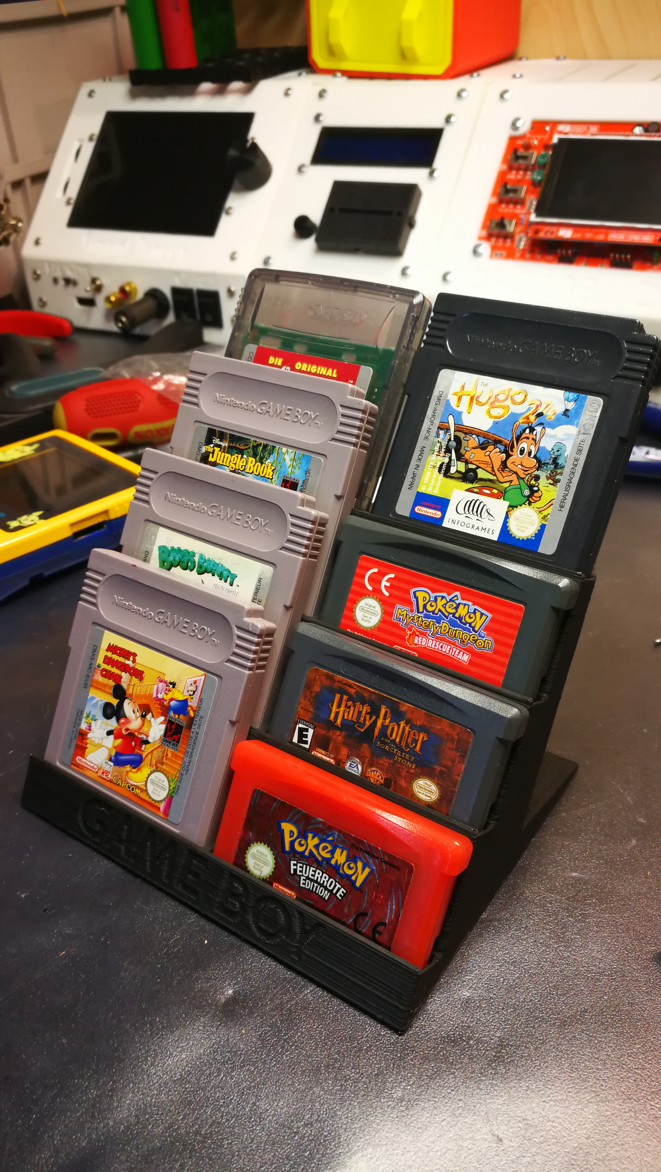 Gameboy cartridge showstand 8x _ 12x