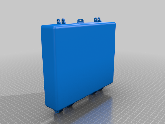 small case with working clip mechanism | 3d print model