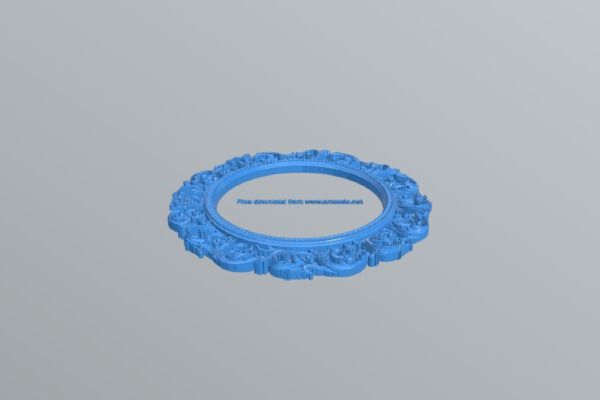 Picture frame or mirror circular | 3d print model