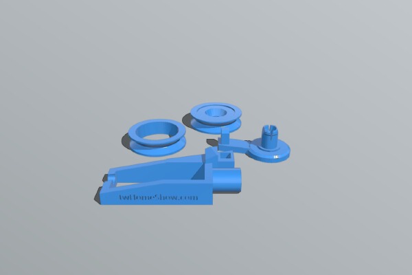 CR10s-Pro Extruder Wheel _ Guide | 3d print model