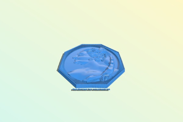 Picture of a lady | 3d print model