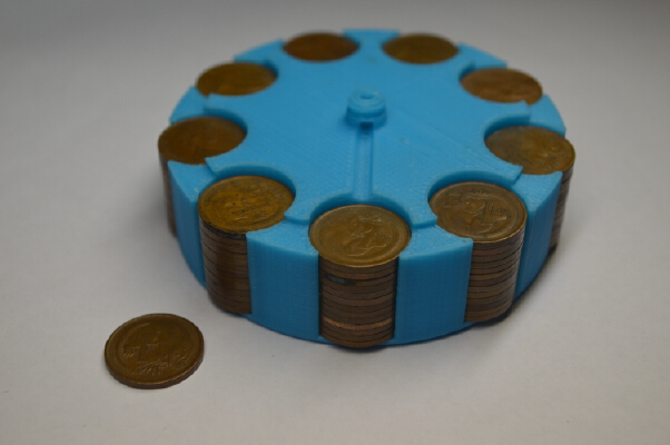 Gyroman - AU 1c Coin Compatible Flywheel | 3d print model