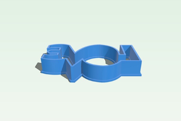 "Love" cookie cutter | 3d print model