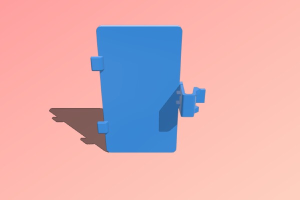 Battery Cover for Guitar Hero 4 Controllers | 3d print model