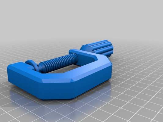 Acme Threaded C-Clamp | 3d print model