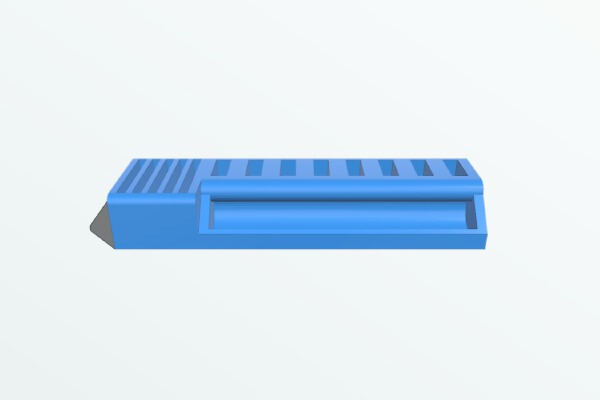 USB and SD Holder With Tray | 3d print model