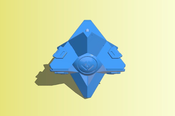 Destiny Ghost Pendant | 3d print model