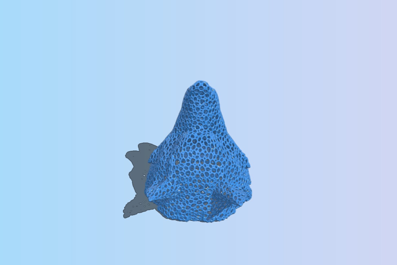 Voronoi Wolf Head