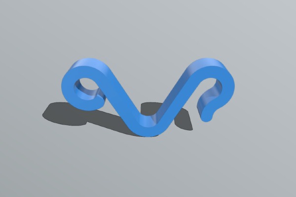 Hammock Underquilt Ridgeline Hook | 3d print model