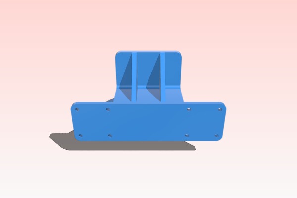 mitus end2, stepper mount | 3d print model