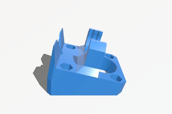LeoNozzle - Soporte para ventilador de 40 mm. Difusor doble | 3d print model