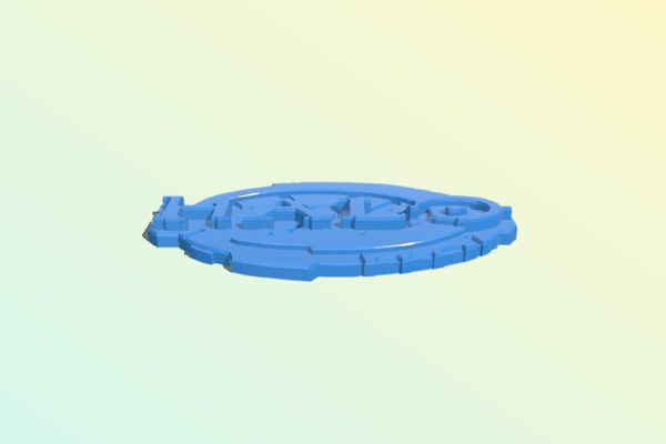 Halo Combat Evolved Logo | 3d print model