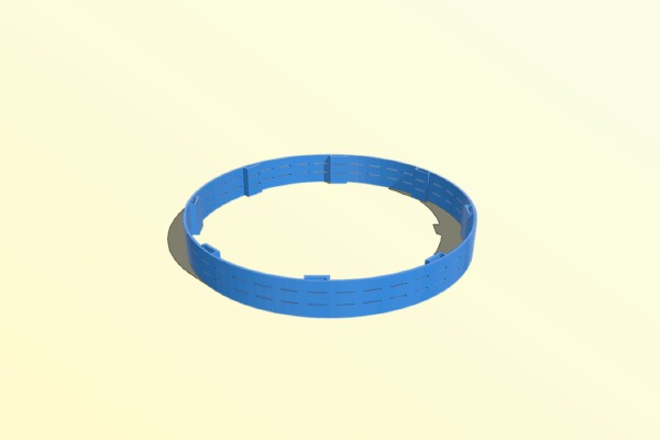 Lightweight elastic spherical cage, | 3d print model