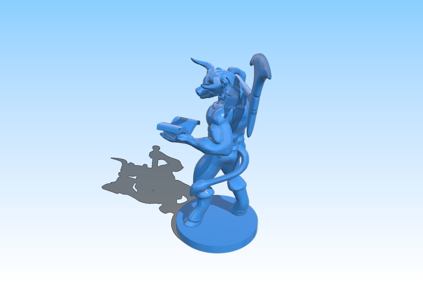 Minotaur with axe