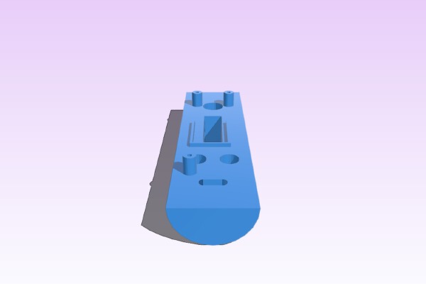 DNA200 24mm Radius Round Mounting Plate - BETA | 3d print model
