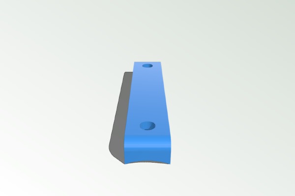 bicycle bottle cage Fixed support (cable tie) | 3d print model