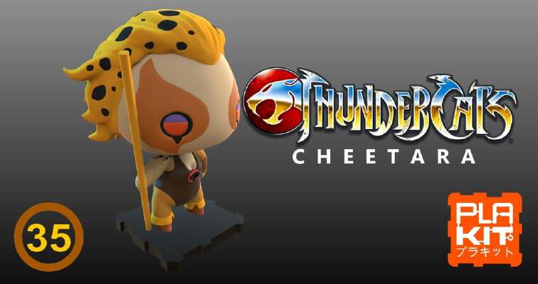 Thundercats Classic Cheetara | 3d print model