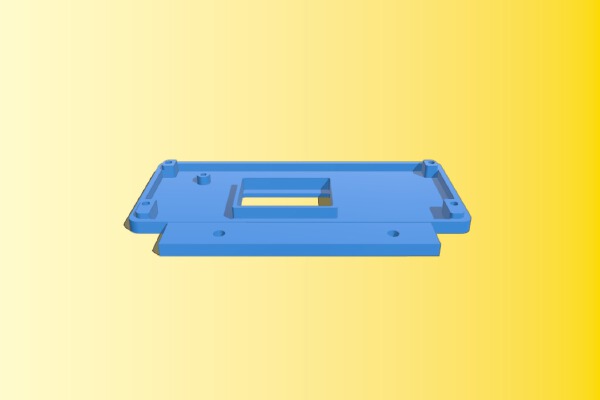 rrd Ultipanel case back for Lautr3k | 3d print model