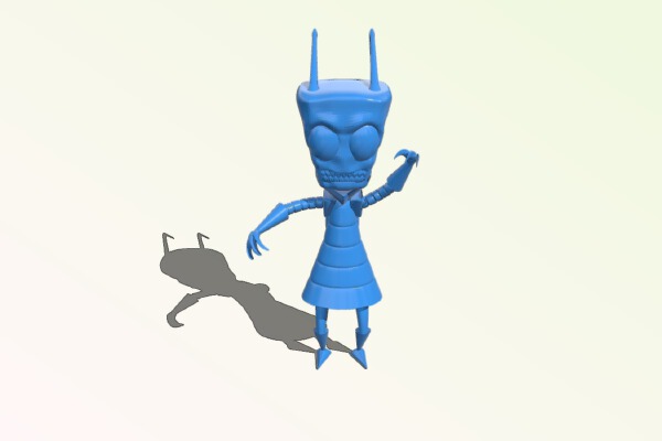 Invader Zim | 3d print model
