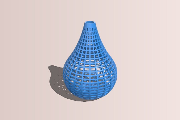 Grid vase | 3d print model
