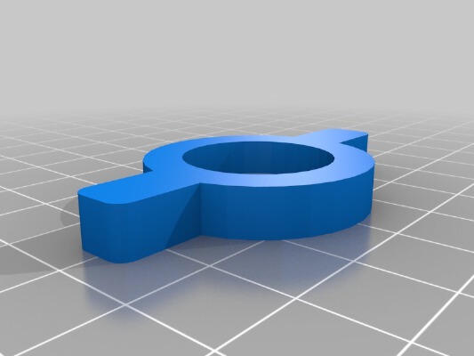 Inmoov updated RotPotentioV2 for New Square potentiometers | 3d print model