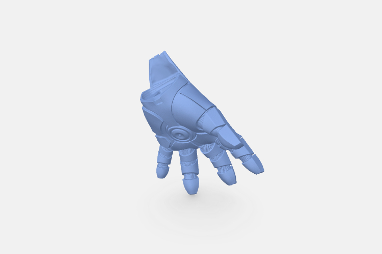 3d printing hand of iron man