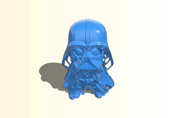 Cute Darth Vader EZ print remix | 3d print model