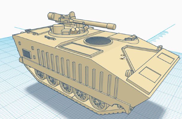 1-100 AMX 10p | 3d print model