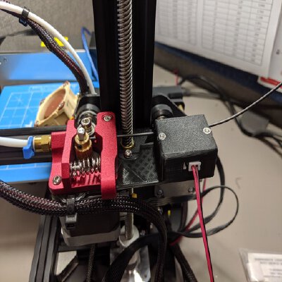 Creality filament runout switch sensor mount (stock and BMG) | 3d print model