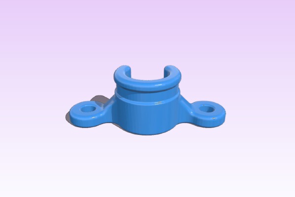 MendelMax 3 Heated Bed Cable Strain Relief | 3d print model