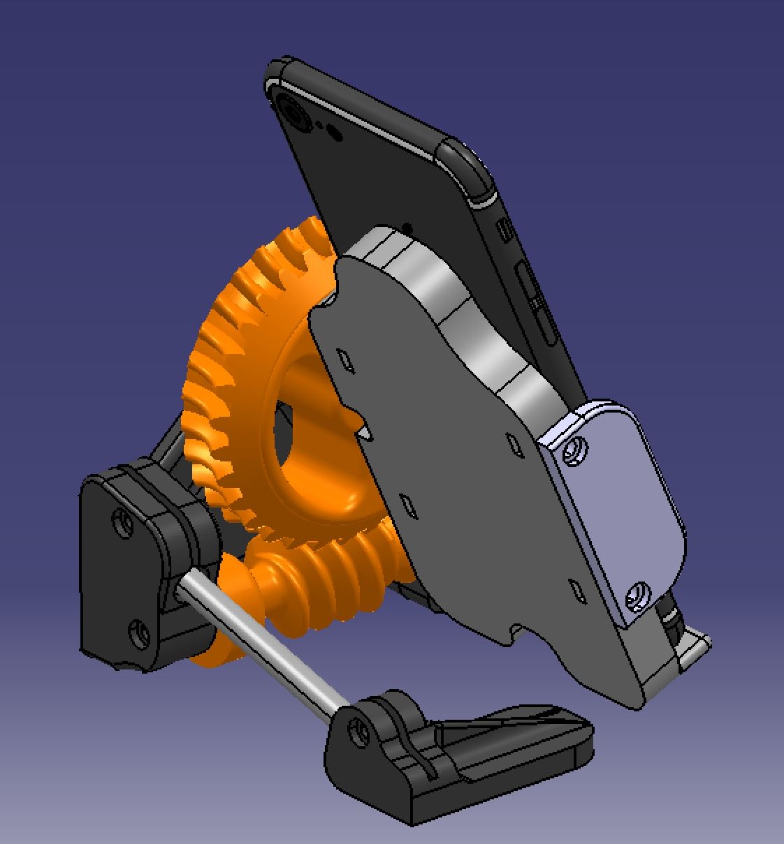 Geared SmartPhone Stand