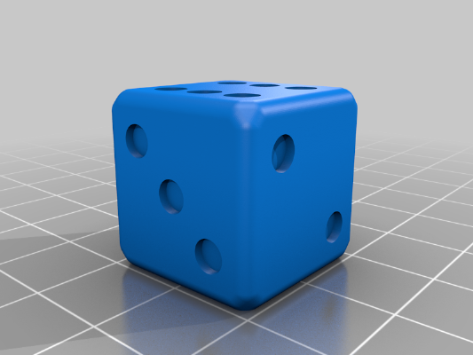 Dice 2 Color (Multi-color) | 3d print model