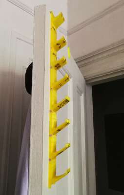 sad doggo infinite over-the-door hat rack hanger | 3d print model