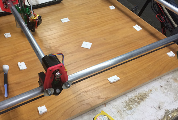 MPCNC 3d printer bed plate holders | 3d print model