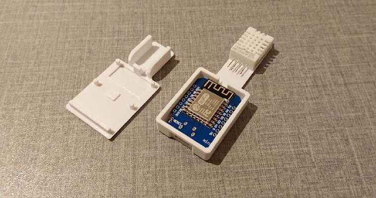 AirCare - Temperature and humidity with Wemos D1 Mini and DHT22 | 3d print model