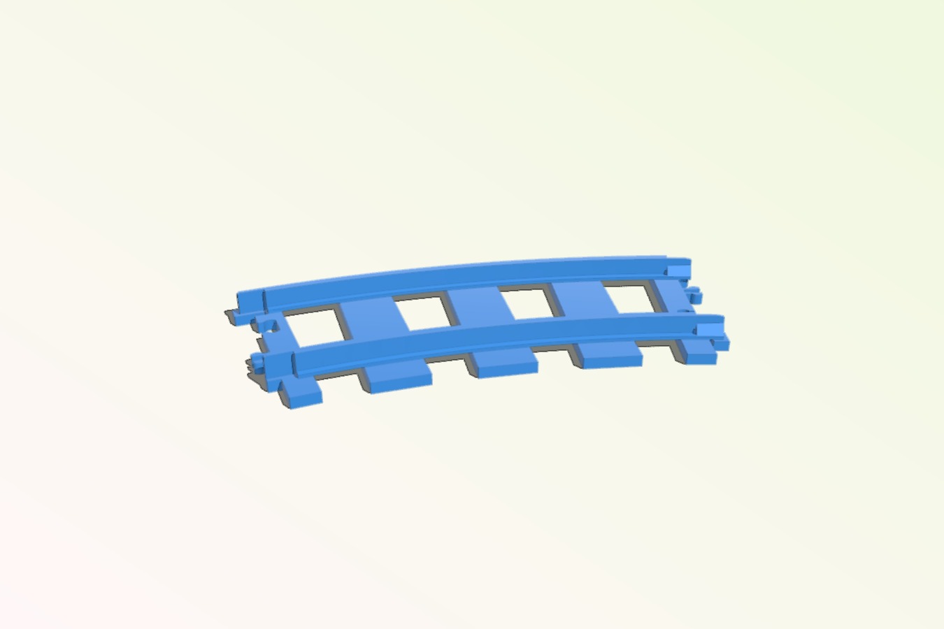 Lego rails curve