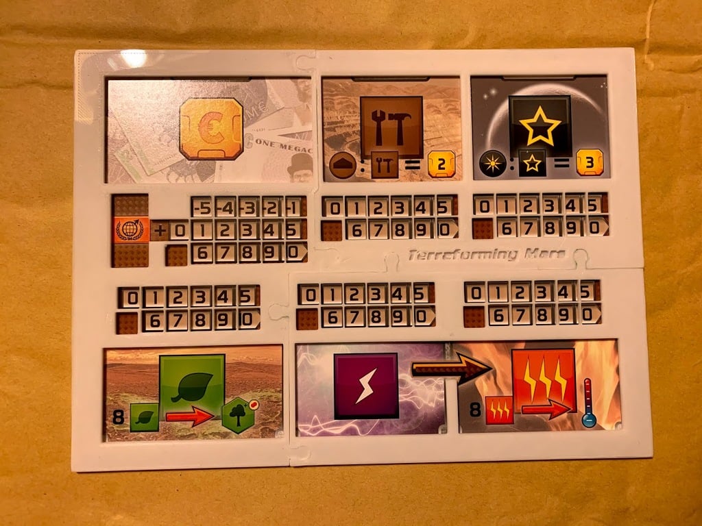 Terraforming Mars Playermat Overlay remix