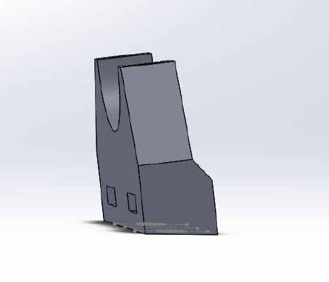 Fatshark 600tvl mount for bolt250 | 3d print model