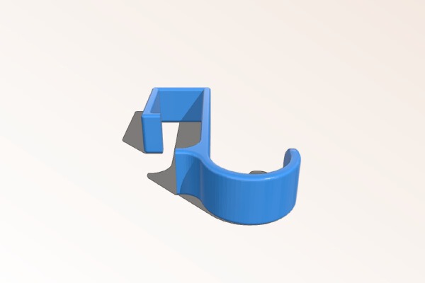 Shower Frame Towel Hook | 3d print model