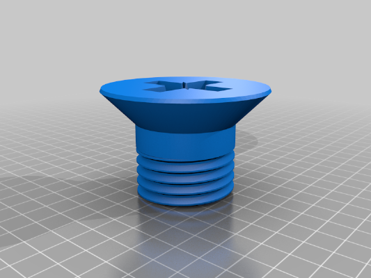 Screw _ Bolt Head Wall Hook | 3d print model