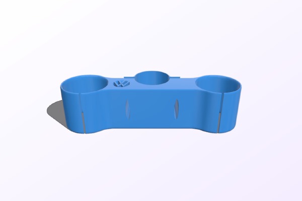 VW BEETLE MANOMETER SUPPORT 52mm | 3d print model